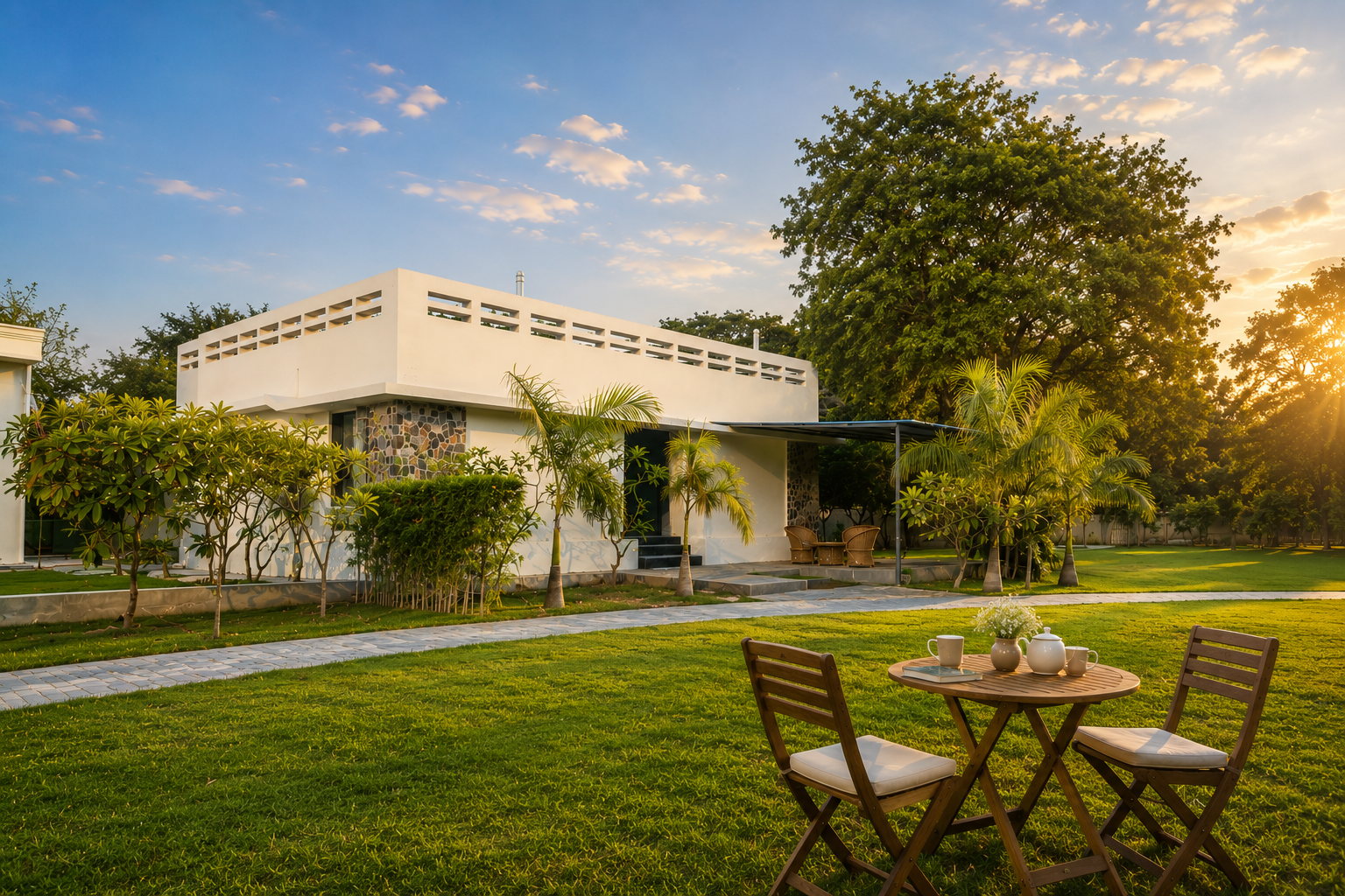 Peaceful garden stay